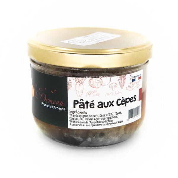 Pâté aux Cèpes - 350 G.