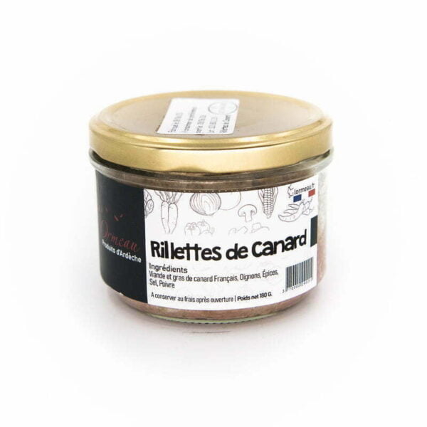Rillettes de canard - 180  G.
